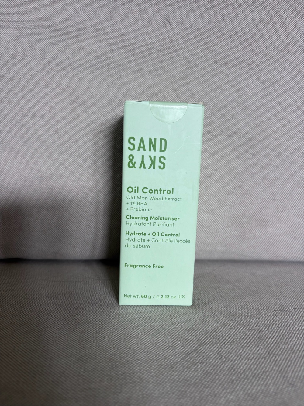 Sand & Sky Oil Control Clearing Moisturiser 2.12oz / 60g Full Size Moisturizer
